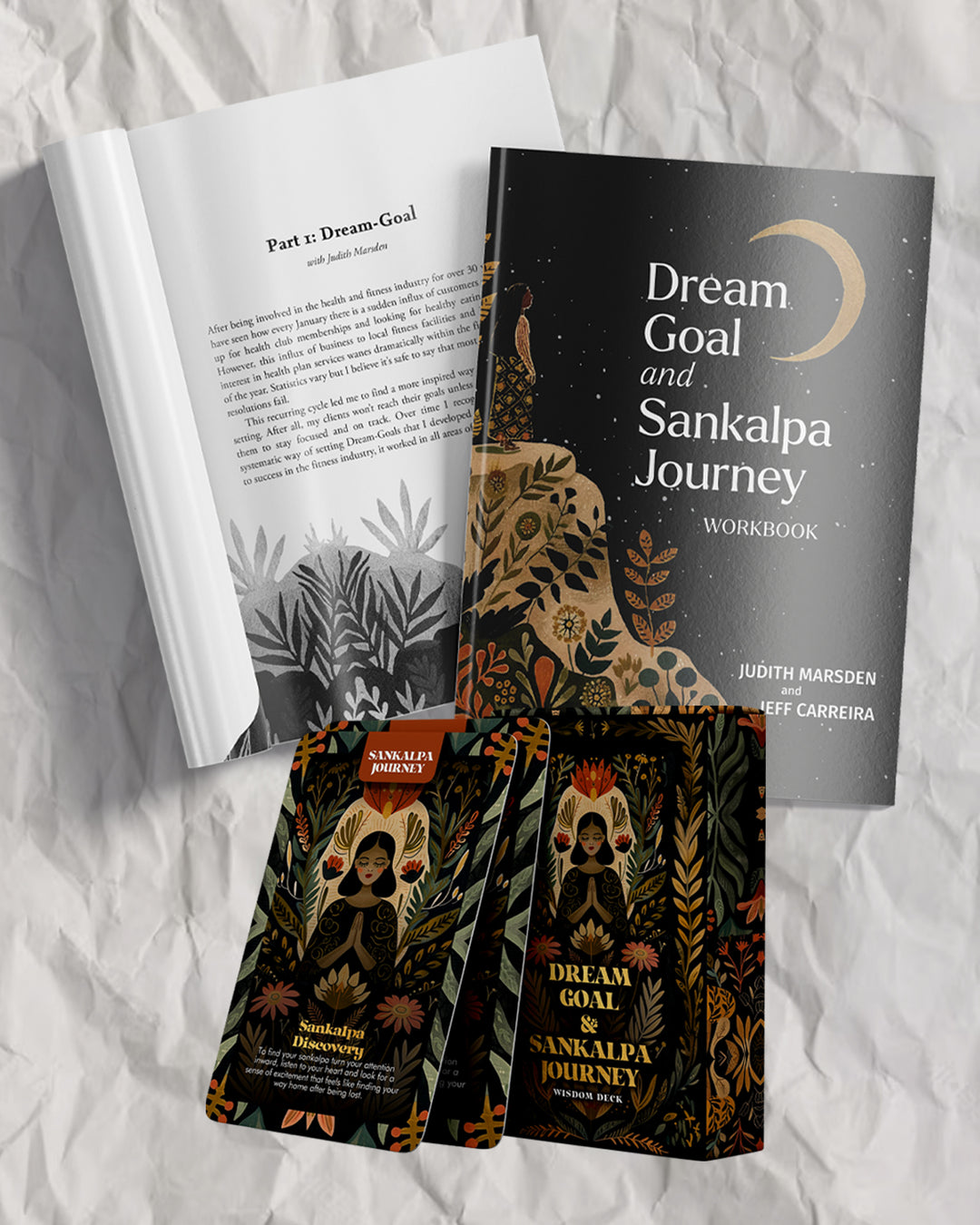Dream Goal and Sankalpa Journey Bundle [Card Deck &amp; Workbook]